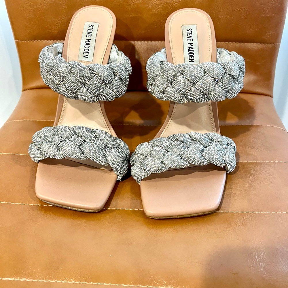 Size 9.5 Steve Madden Women's Kenley Heeled Sandal High Heel